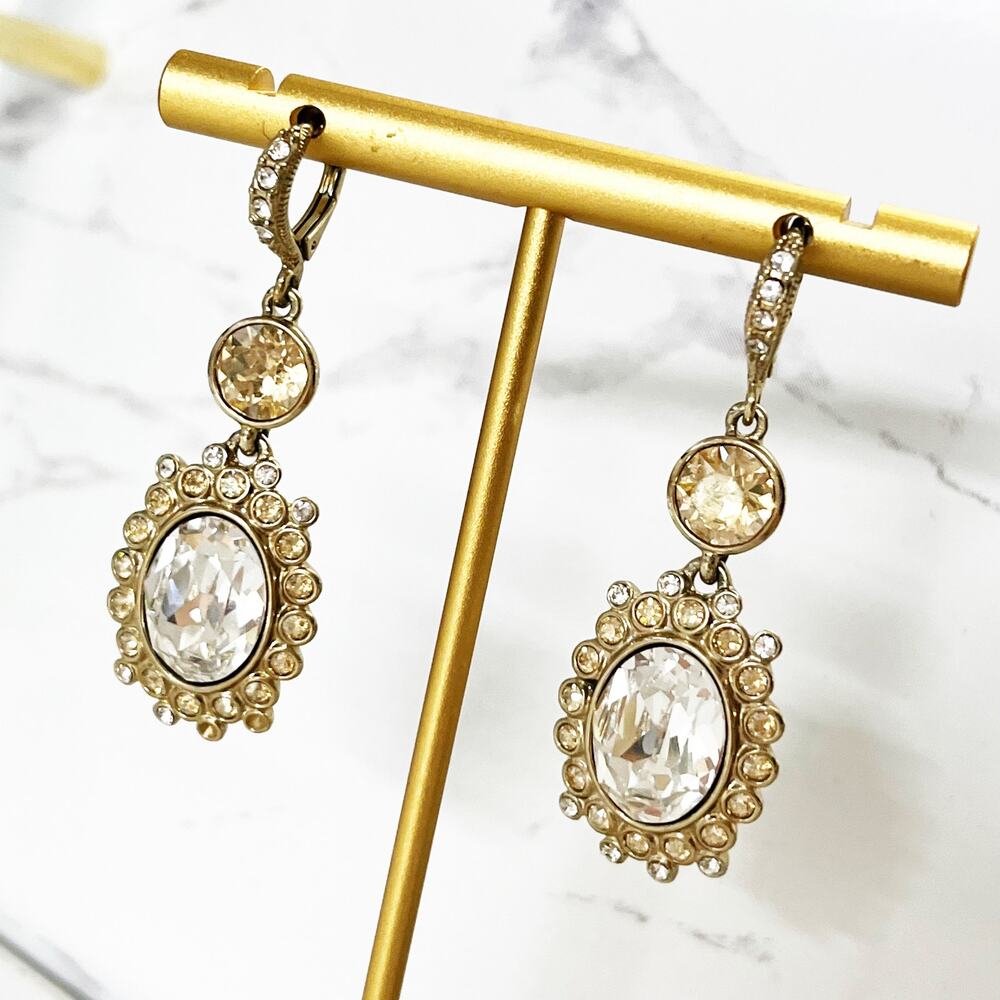 Givenchy Crystal Chandelier Drop Earrings
